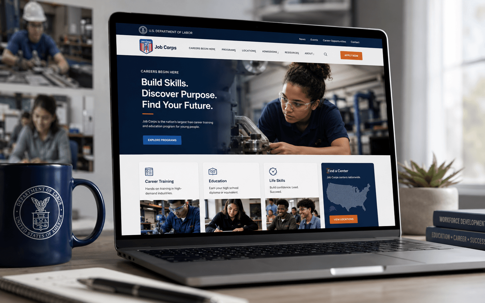 Editorial cover for U.S. Department of Labor — Job Corps